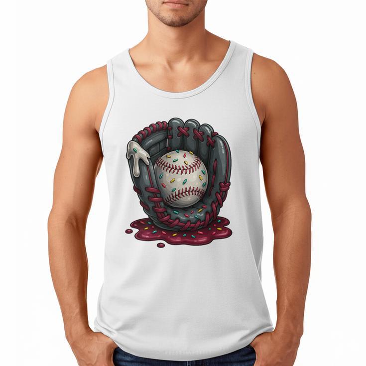 Baseball Drip Team For Boys And Girls Ice Cream Cool Premium Tri-Blend Men Tank Top