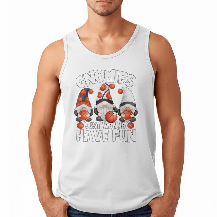 Basketball Gnomies Have Fun For Baseball Dad And Coach Premium Men Tank Top