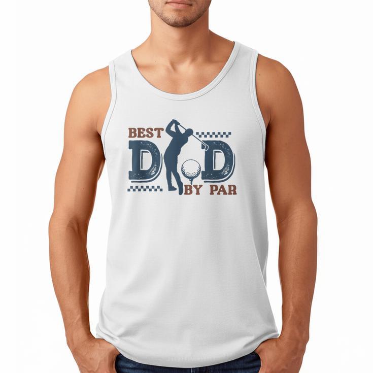 Best Dad By PAR Baseball Dad Men Tank Top