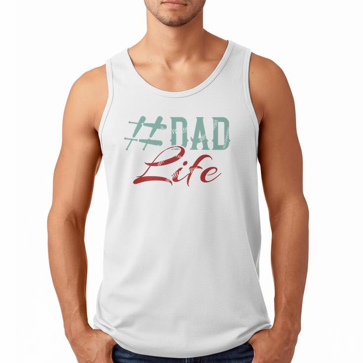 Dad Life Softball Baseball Daddy Sports Father’s Day Premium Men Tank Top