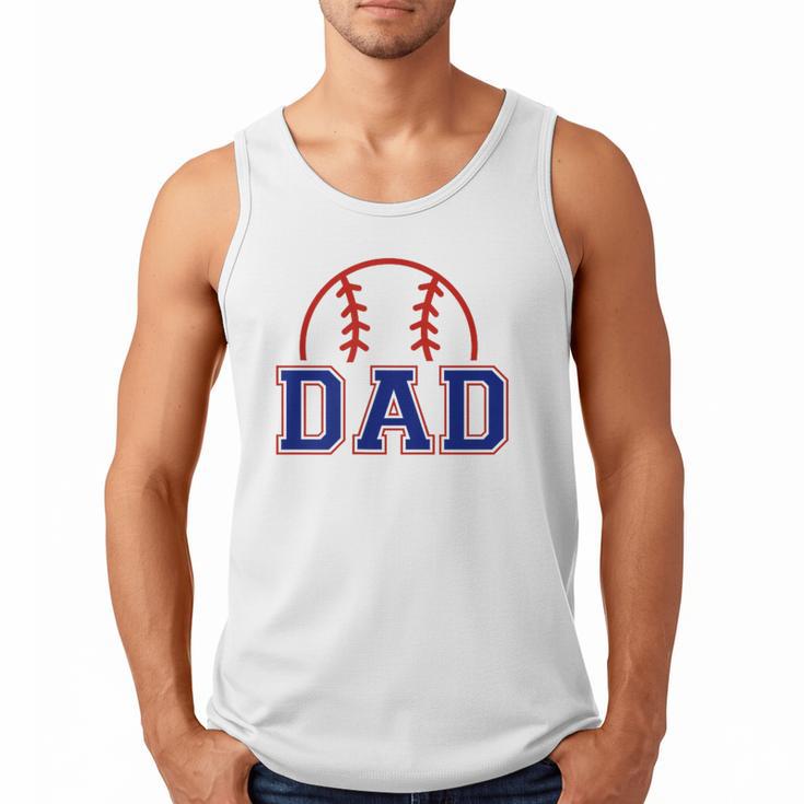 Dad Of Rookie 1st Birthday Baseball Boy Family Matching Men Tank Top