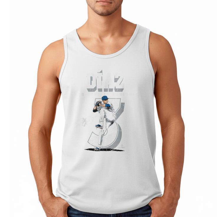 Edwin Diaz Los Angeles D Baseball Players MLBEDD201M Men Tank Top