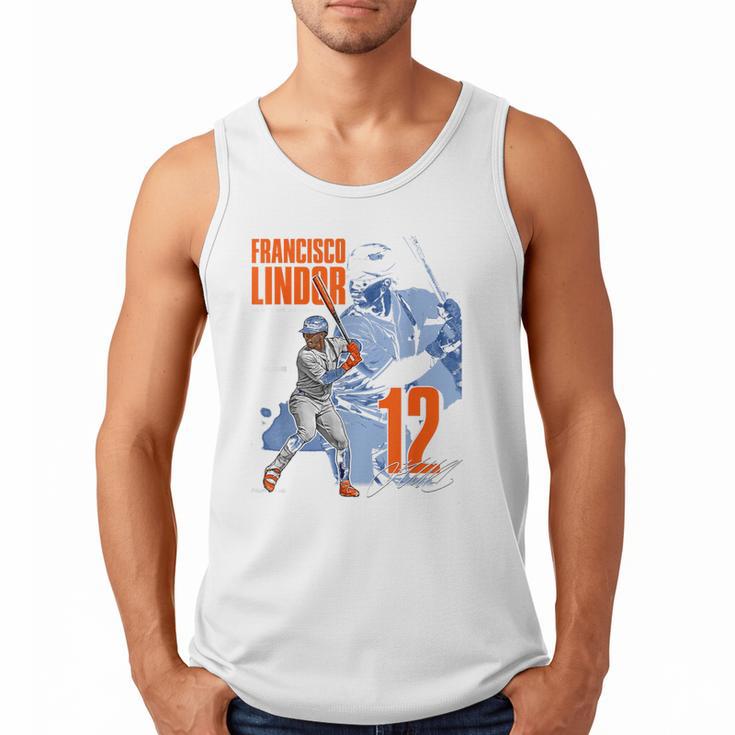 Francisco Lindor New York M Baseball Players MLBFLI304N Men Tank Top
