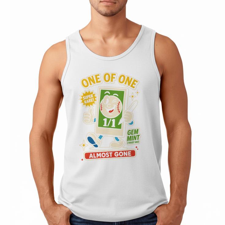 Hobby Trading Card Parody Humor 11 Baseball Cards Collector Premium Men Tank Top