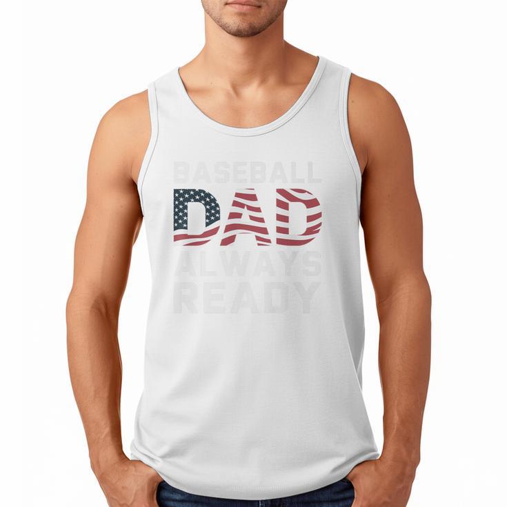 Homerun Baseball Dad Baseball Lovers Father Fathers Day Premium Men Tank Top