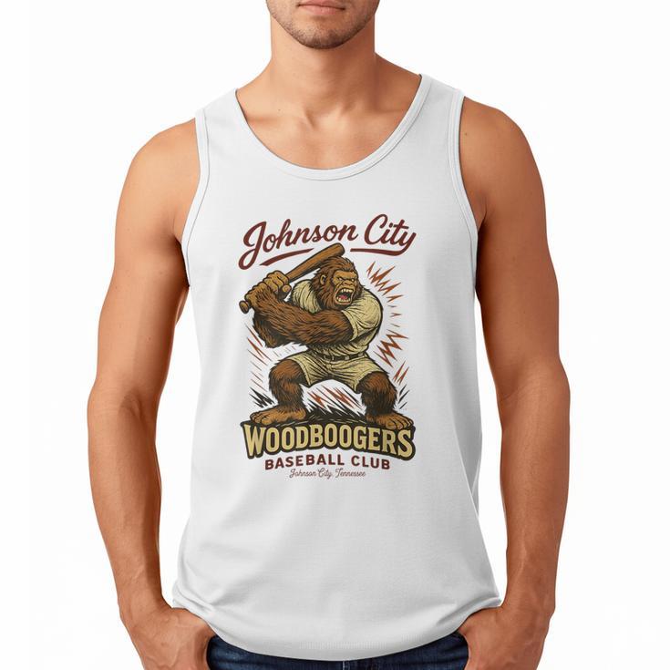 Johnson City Woodboogers Retro Baseball Club Men Tank Top