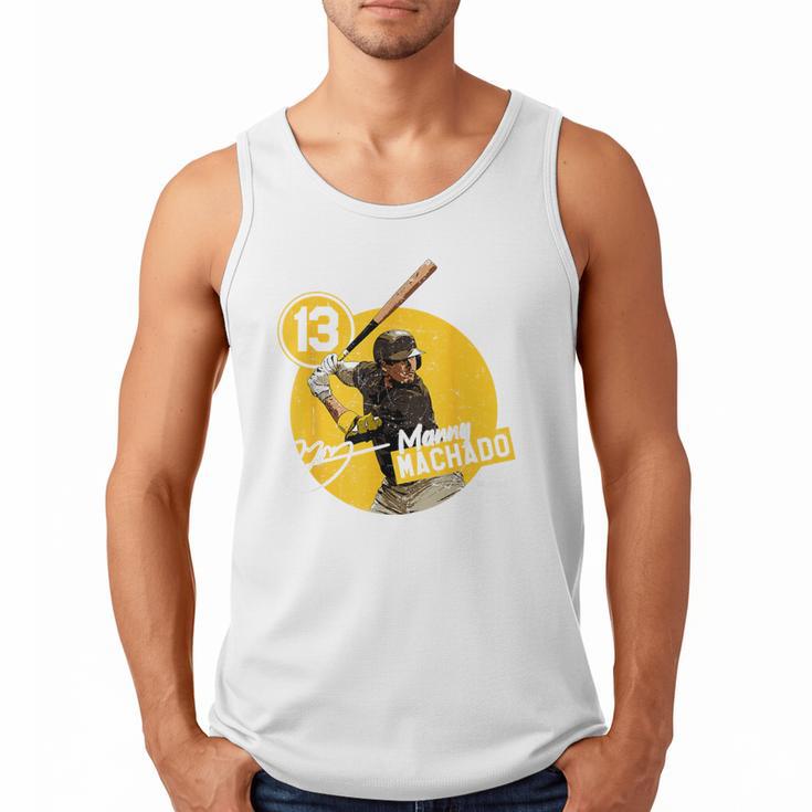 Manny Machado San Diego MLB Baseball Players MLBMAC4056 Men Tank Top