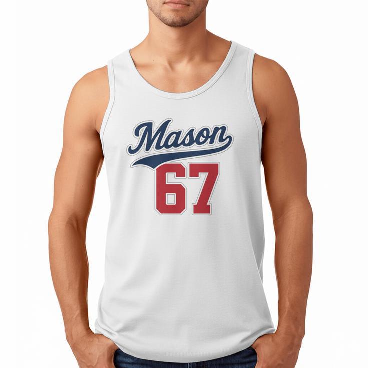 Mason 67 Jersey Baseball Men Women Boys Girls Number 6 7 Men Tank Top