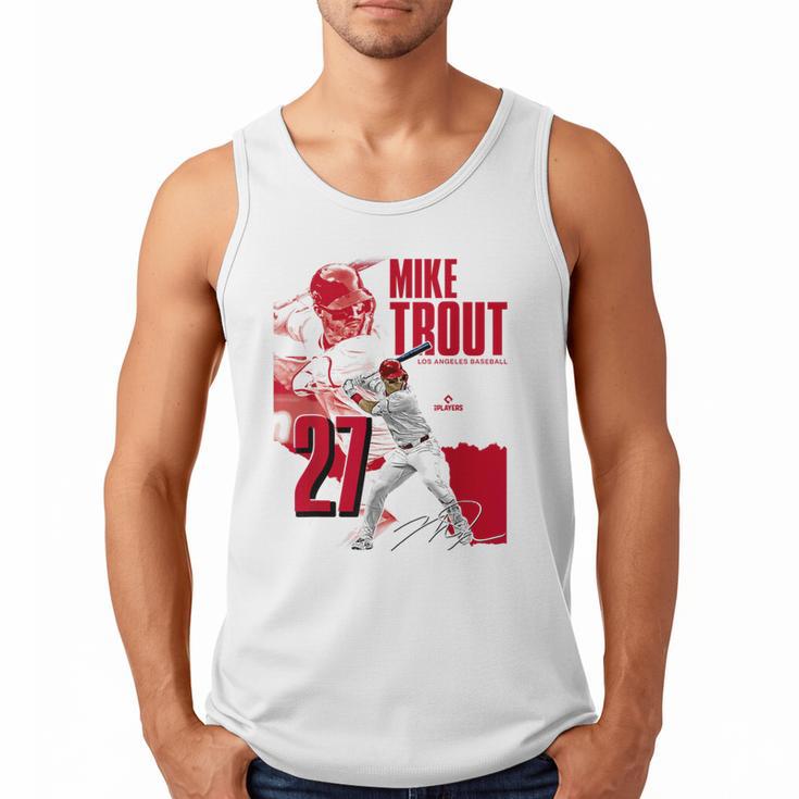 Mike Trout Los Angeles A MLB Baseball Players MLBMTR304N Men Tank Top