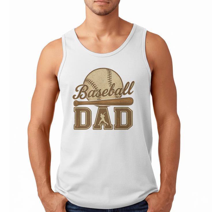 Retro Vintage Baseball Dad Summer Sports Lover Fathers Day Premium Men Tank Top