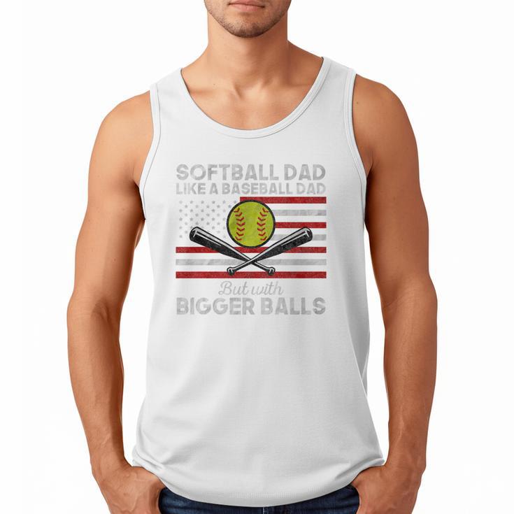 Softball Dad Like a Baseball Dad But Bigger Balls Father Day Premium Men Tank Top Softball Dad Like a Baseball Dad But Bigger Balls Father Day Premium Men Tank Top