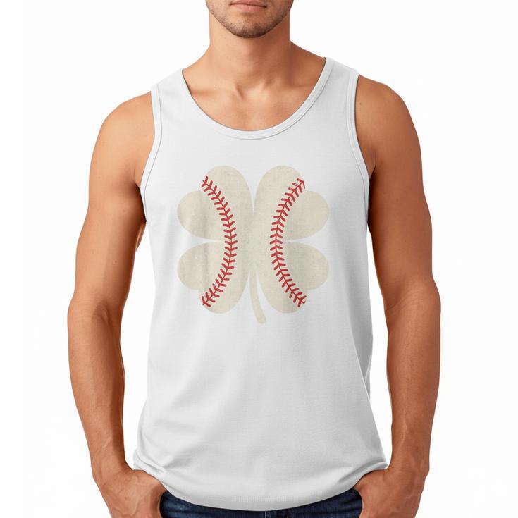 StPatrick’s Day Irish Shenanigans Baseball Fan Shamrock Tee Men Tank Top