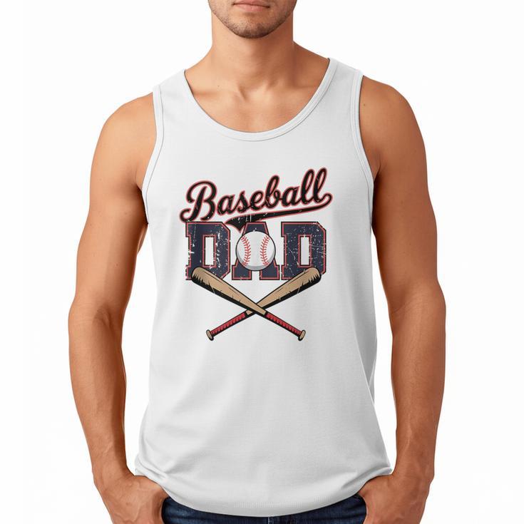 Vintage Baseball Dad For Game Day Father's Day Toddler Kids Men Tank Top Vintage Baseball Dad For Game Day Father's Day Toddler Kids Men Tank Top