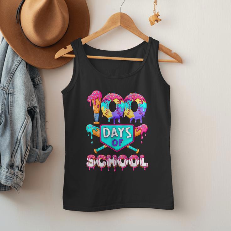 100 Days Of School Baseball Boys Kids Men Tank Top