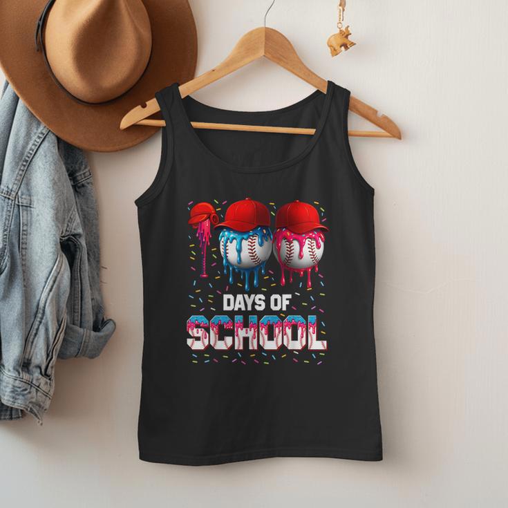 100 Days Of School Dripping Baseball 100th Day Teacher Boy Men Tank Top 100 Days Of School Dripping Baseball 100th Day Teacher Boy Men Tank Top
