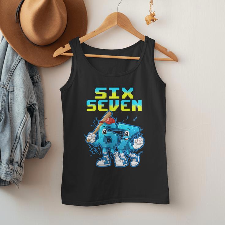 67 Six Seven 6-7 Italian Brainrot Kids Baseball Meme Men Tank Top 67 Six Seven 6-7 Italian Brainrot Kids Baseball Meme Men Tank Top