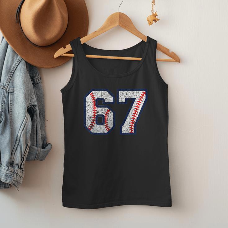 67 Sports Meme – Baseball Number 6 7 Men Tank Top