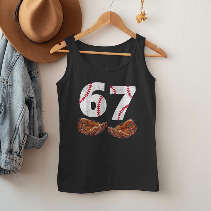 67 Trend Baseball Glove Number Style Men Tank Top 67 Trend Baseball Glove Number Style Men Tank Top