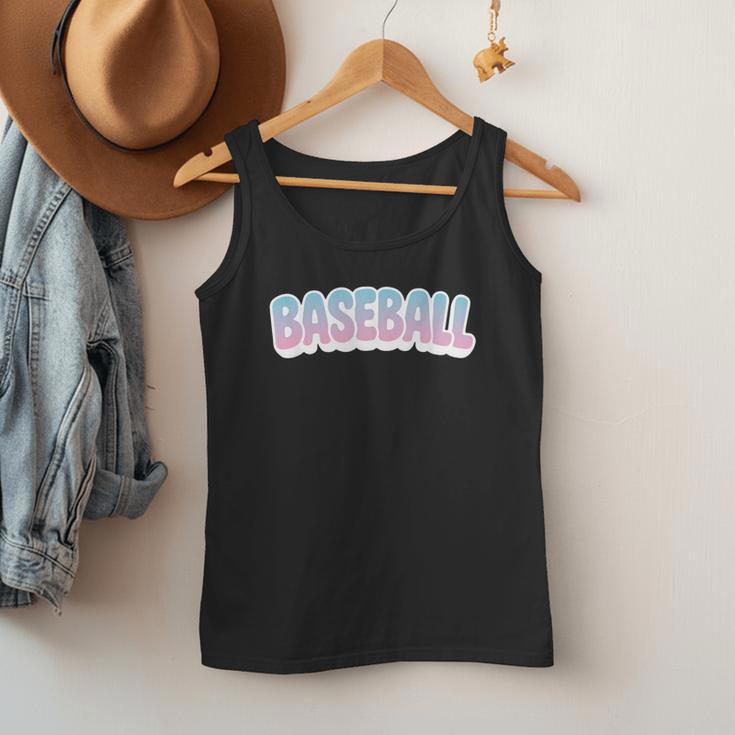 Baseball Bubble Letter Men Tank Top