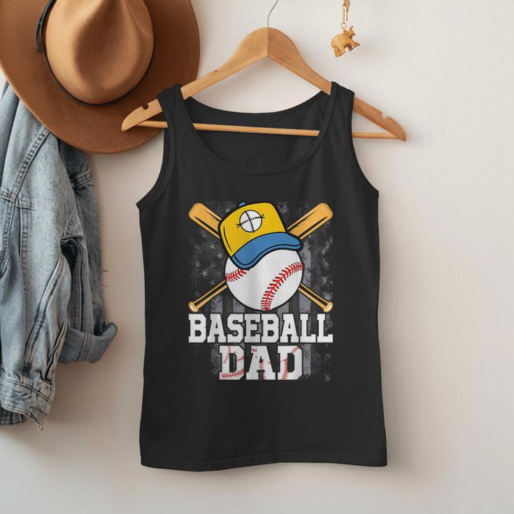 Baseball Dad Happy Fathers Day For Men Boys Kids Men Tank Top