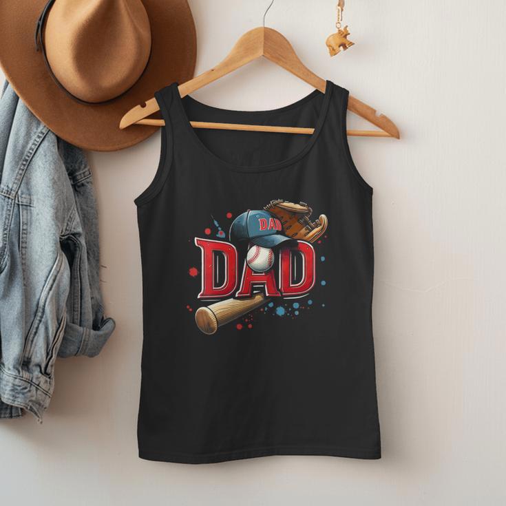 Baseball Dad Sport Fan Father Men Baseball Fathers Day Men Tank Top
