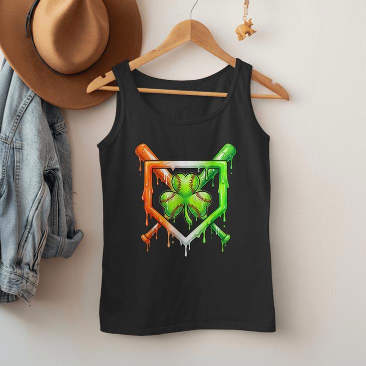 Baseball Drip Ice Cream St Patricks Day Shamrock Men Tank Top Baseball Drip Ice Cream St Patricks Day Shamrock Men Tank Top