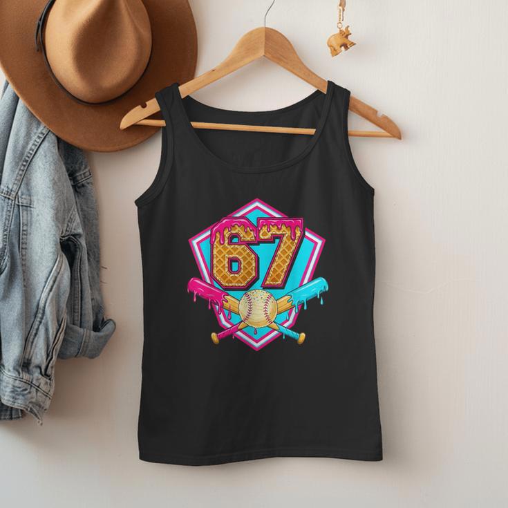 Baseball Drip Jersey Number 67 For Players & 67th Birthday Men Tank Top