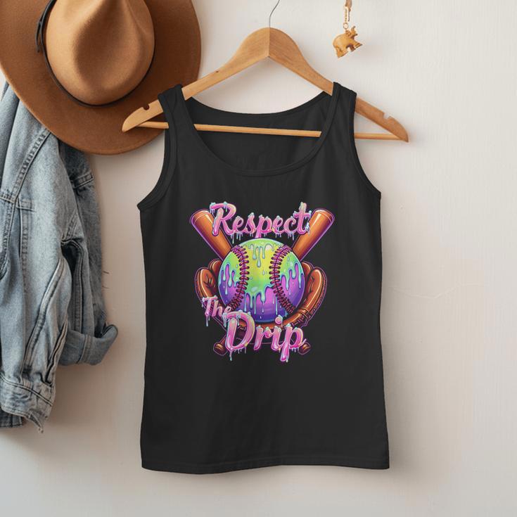 Baseball Drip Respect The Drip Purple Ice Cream Sprinkles Men Tank Top
