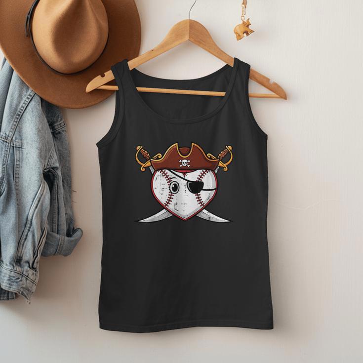 Baseball Heart Pirate Hat Crossed Swords Men Boys Kids Youth Men Tank Top Baseball Heart Pirate Hat Crossed Swords Men Boys Kids Youth Men Tank Top