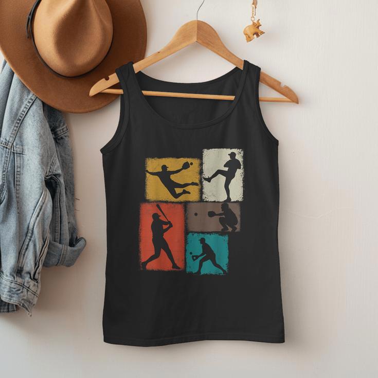 Baseball Player Collage Men Kids Coach Youth Boys Men Tank Top