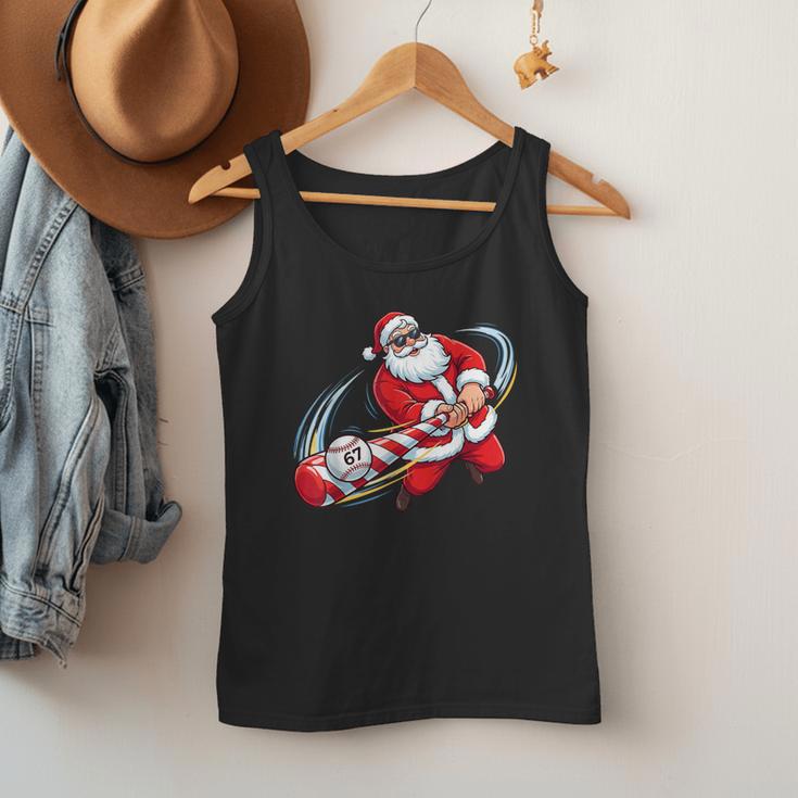 Baseball Santa 67 Christmas Xmas Pajamas Boys Men Tank Top
