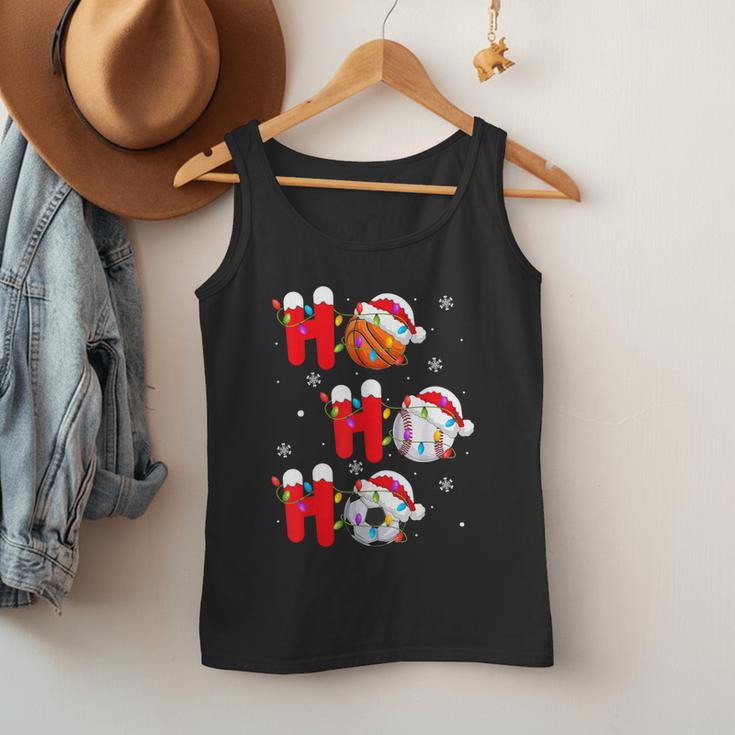 Basketball Baseball Soccer Christmas Ho Ho Ho Santa Xmas Men Tank Top Basketball Baseball Soccer Christmas Ho Ho Ho Santa Xmas Men Tank Top