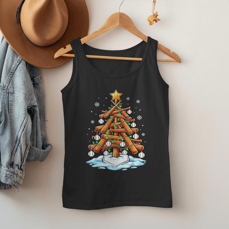 Christmas Baseball Tree Lights Xmas Men Tank Top Christmas Baseball Tree Lights Xmas Men Tank Top