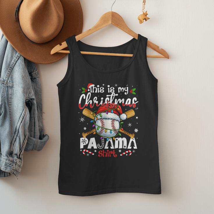 This Is My Christmas Pajama Shirt Baseball Xmas PJs Boys Men Men Tank Top This Is My Christmas Pajama Shirt Baseball Xmas PJs Boys Men Men Tank Top