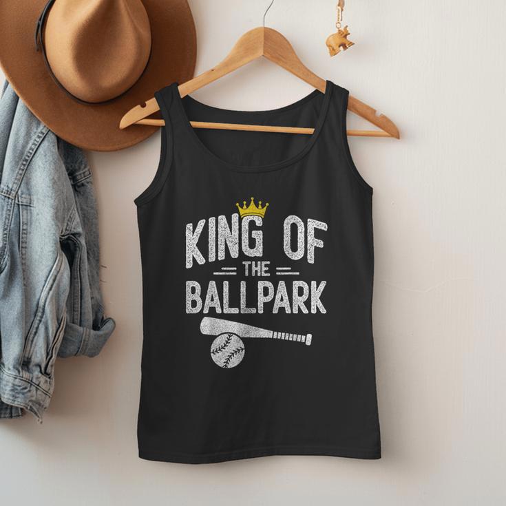 Dad Baseball For Men Baseball Dad King Of Ballpark Men Tank Top Dad Baseball For Men Baseball Dad King Of Ballpark Men Tank Top