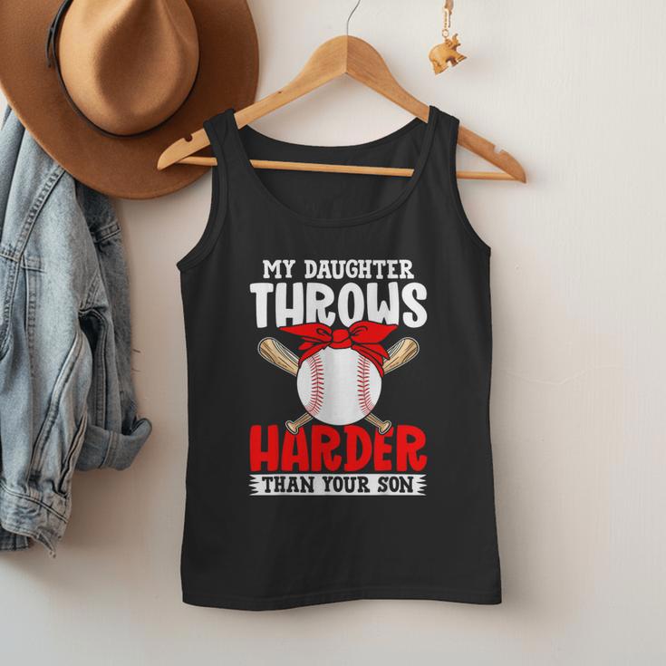 My Daughter Throws Harder Than Your Son Baseball Dads Men Tank Top My Daughter Throws Harder Than Your Son Baseball Dads Men Tank Top