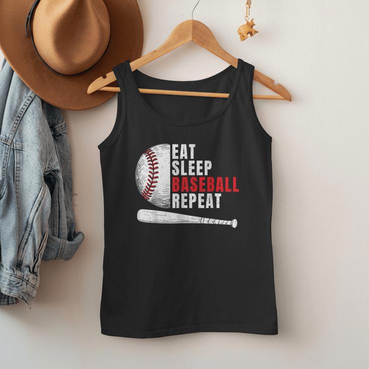 Eat Sleep Baseball Repeat Humor Baseball Dad Players Men Tank Top Eat Sleep Baseball Repeat Humor Baseball Dad Players Men Tank Top