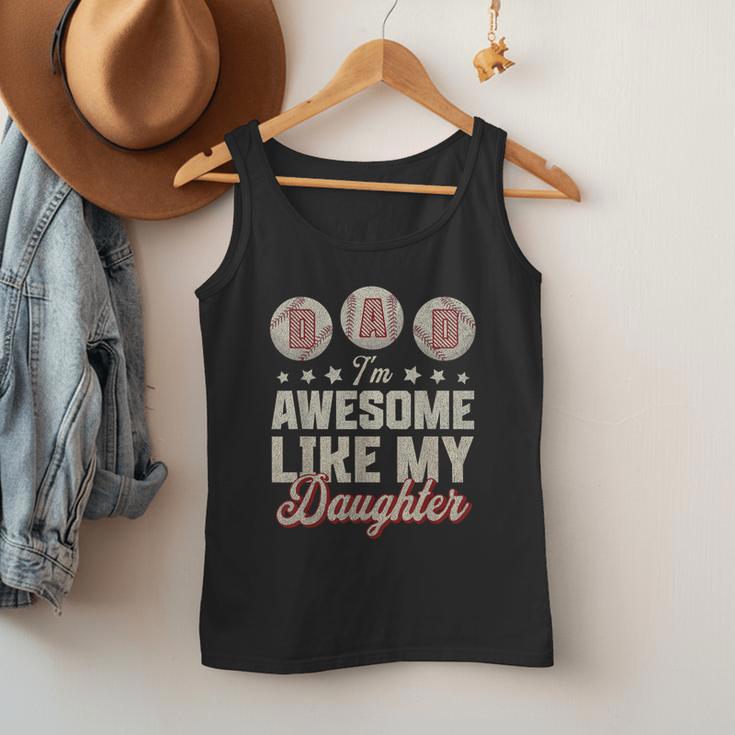 Father's Day Baseball Dad I'm Awesome Just Like My Daughter Men Tank Top Father's Day Baseball Dad I'm Awesome Just Like My Daughter Men Tank Top