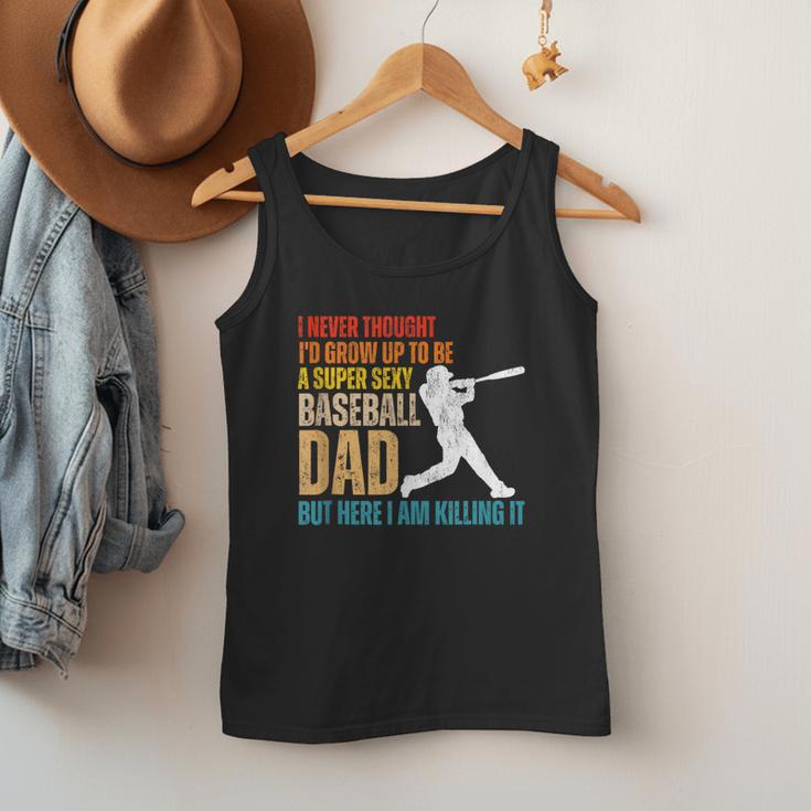 Father's Day A Super Sexy Baseball Dad But Here I Am Men Tank Top Father's Day A Super Sexy Baseball Dad But Here I Am Men Tank Top