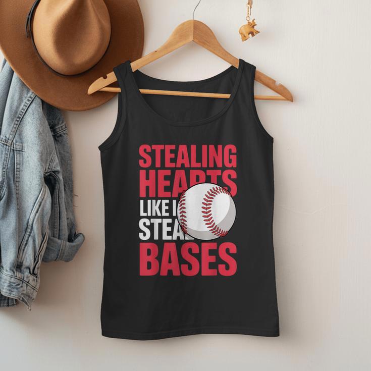 Kids Stealing Hearts Like I Steal Bases Cute Baseball Boys Men Tank Top Kids Stealing Hearts Like I Steal Bases Cute Baseball Boys Men Tank Top