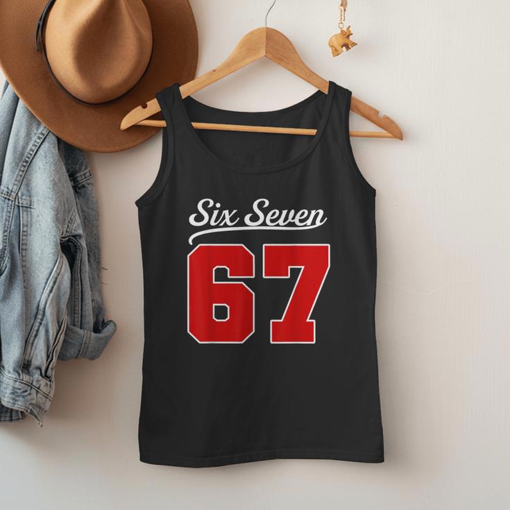 Number 67 Numbered Six Seven Baseball Jersey Style Team 67 Men Tank Top