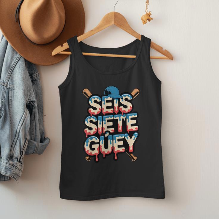 SEIS Siete Guey Baseball Drip Mexico Spanish 67 Slang Boys Men Tank Top