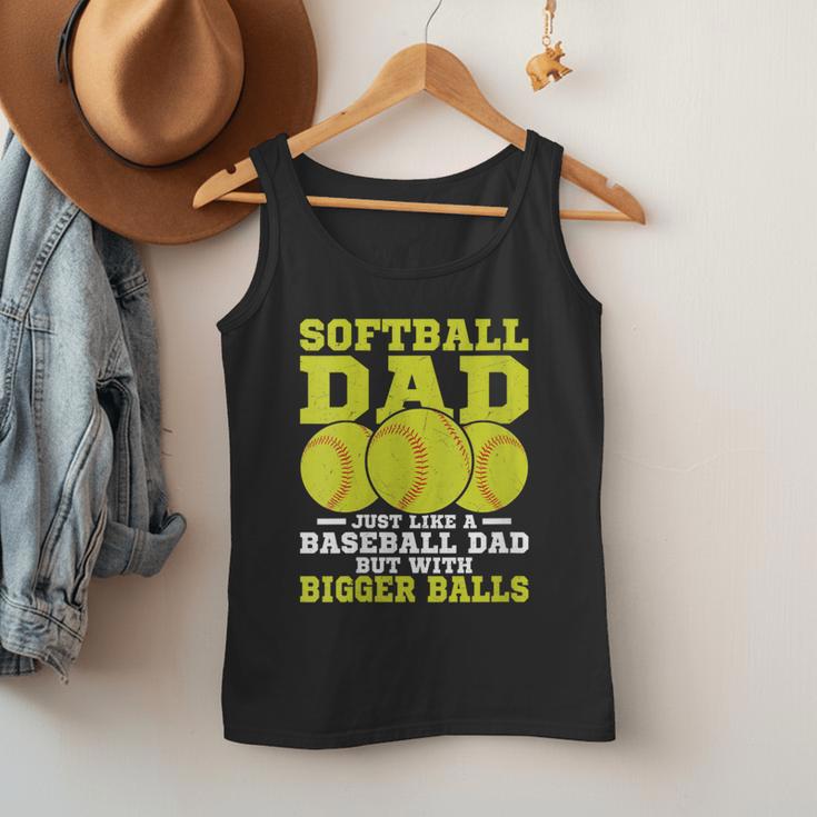 Softball Dad Just Like A Baseball Dad Team Men Tank Top
