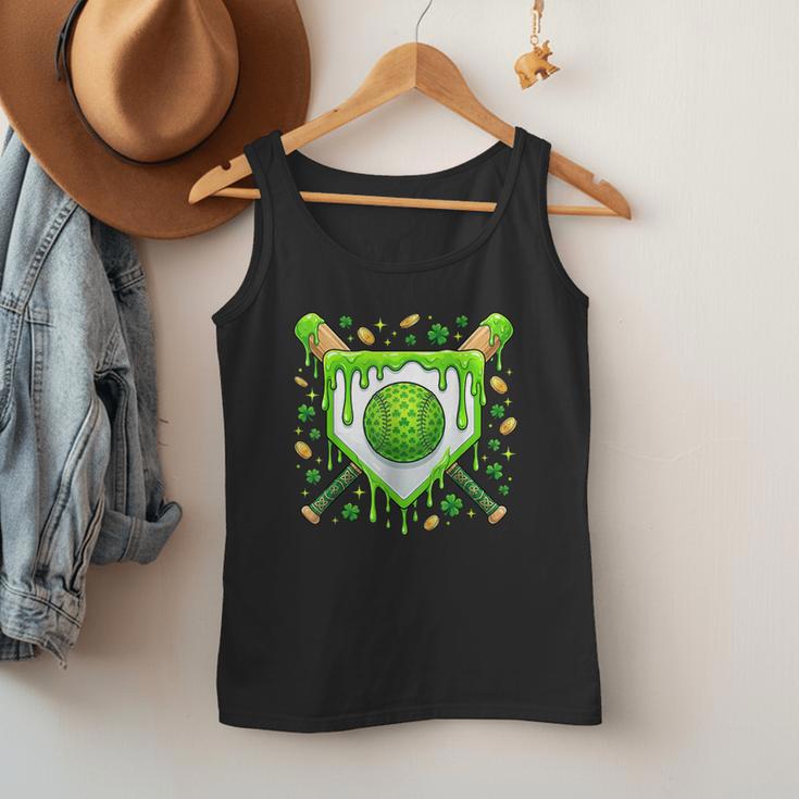 St Patrick Day Baseball Drip Ice Cream Boys Men Men Tank Top