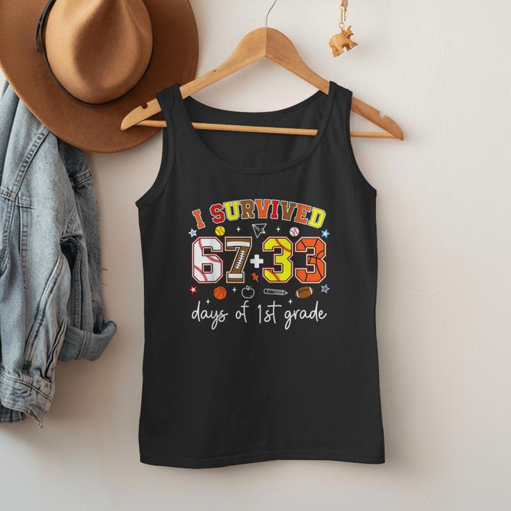 I Survived 6733 Days Of 1st Grade Baseball Football 100 Day Men Tank Top I Survived 6733 Days Of 1st Grade Baseball Football 100 Day Men Tank Top