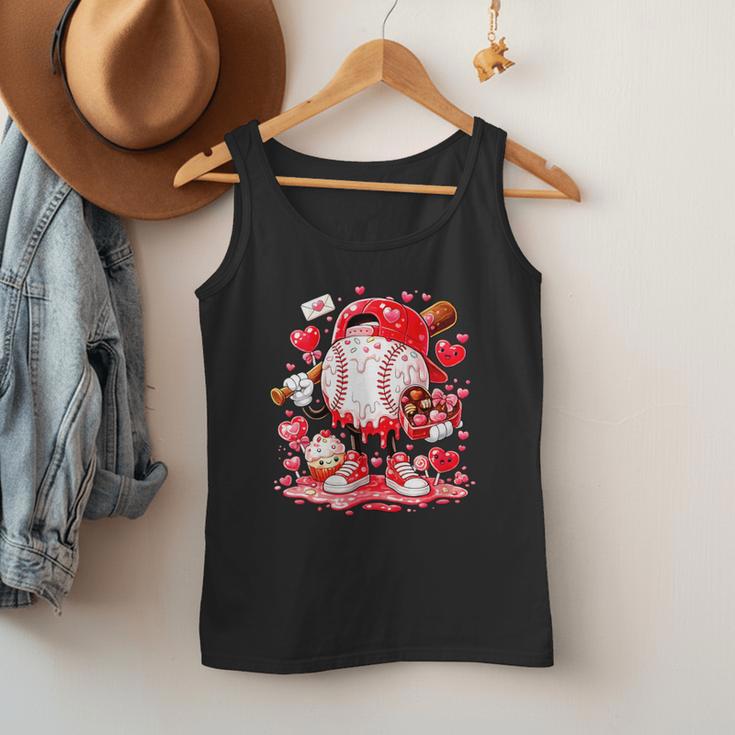 Women's Baseball Drip Ice Cream Boys Kids Youth Valentines Men Tank Top
