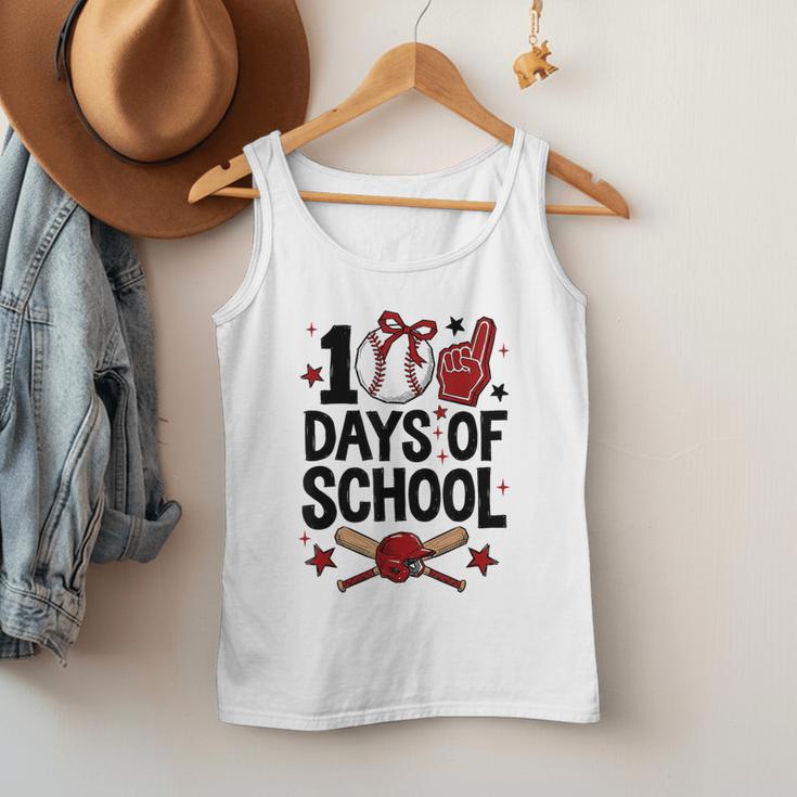100 Days Of School Coquette Bow Baseball 100th Day Girl Kid Men Tank Top 100 Days Of School Coquette Bow Baseball 100th Day Girl Kid Men Tank Top