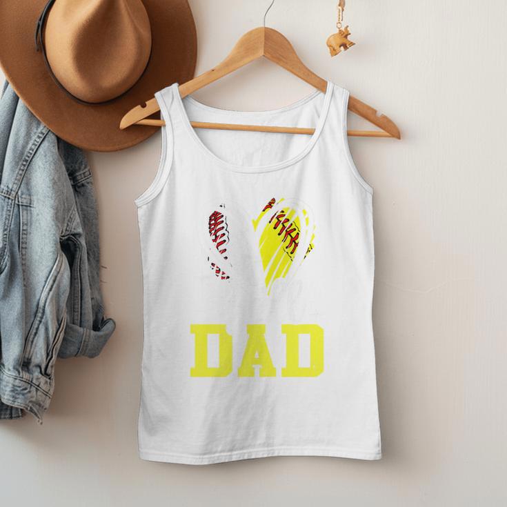 Ball Dad Softball Baseball Dad Fathers Day Premium Men Tank Top