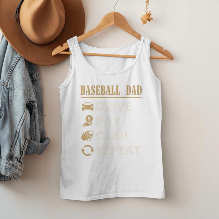 Baseball Dad Drive Pay Clap Repeat Father's Day Premium Men Tank Top Baseball Dad Drive Pay Clap Repeat Father's Day Premium Men Tank Top