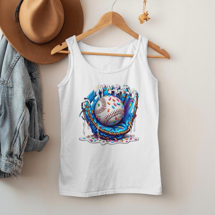 Baseball Drip For Boys Ice Cream Drip Youth Baseball Boys Premium Tri-Blend Men Tank Top
